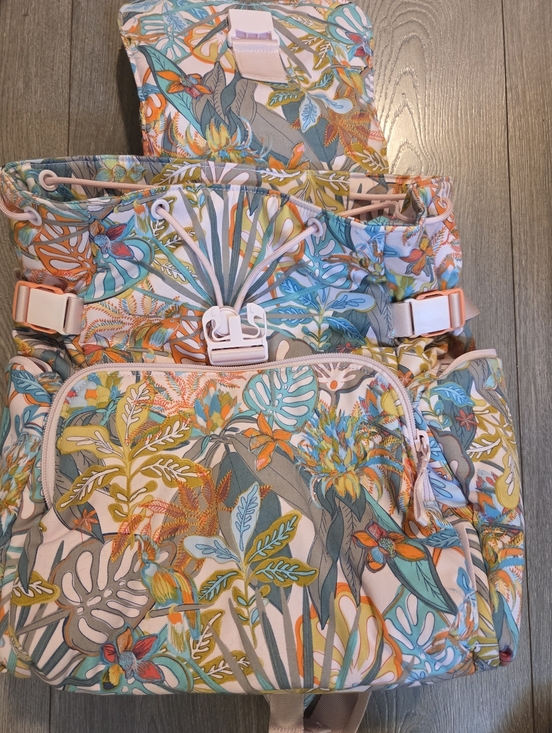 Vera Bradley Handbags - Vera Bradley Women's Utility Backpack in the Rain Forest Canopy